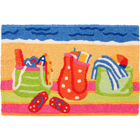 Jellybean Beach Gear 20"x30" Washable Accent Rug