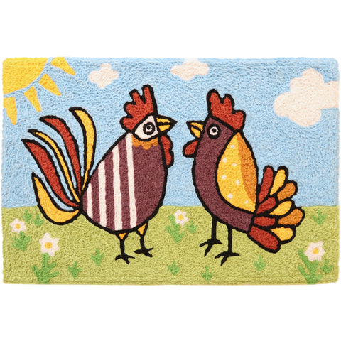 Jellybean Gossip Girls 20"x30" Washable Accent Rug