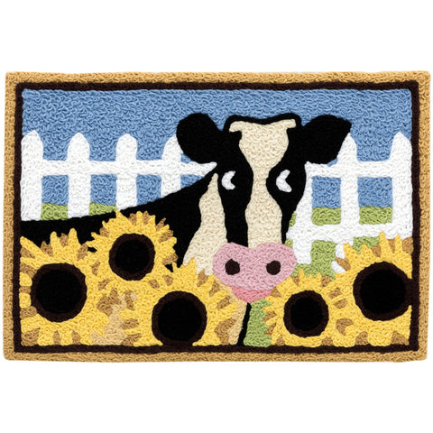 Curious Cow Jellybean Accent Washable Rug 20" x 30"