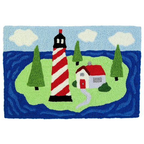 Island Lighthouse Jellybean Accent Rug 20" x 30" Door Mat