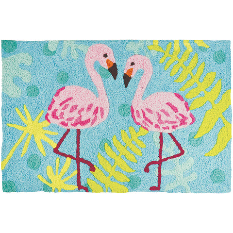 Flamingo Friends  20" X 30" Jellybean Rug