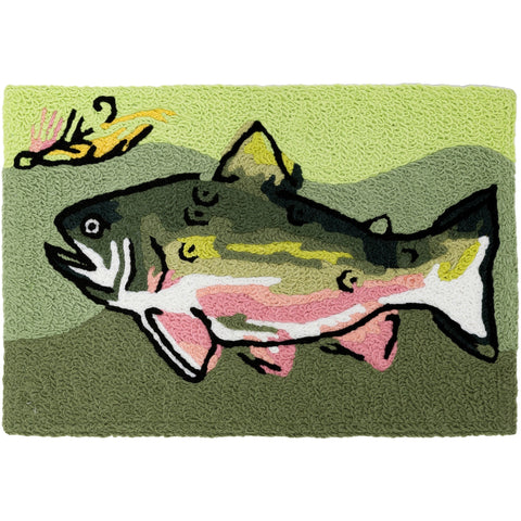 Jellybean Brook Trout 20"x30" Washable Accent Rug