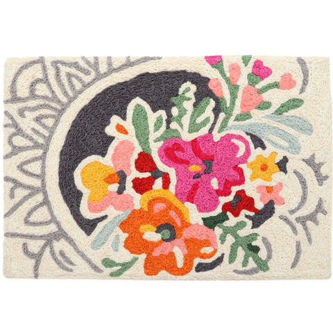 Jellybean Spring Floral 20"x30" Washable Accent Rug