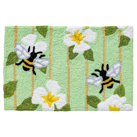 Honey Bees  20" X 30" Jellybean Rug