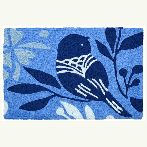 Bluest Bluebird 20" X 30" Jellybean Rug